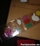 PARTIJ PASEN GEL RAAMSTICKERS