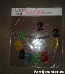 PARTIJ BARBAPAPA GEL RAAMSTICKERS KLOK