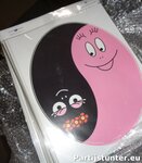 PARTIJ BARBAPAPA WC DEKSEL STICKER