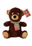 PARTIJ PLUSH BEER MET SJAAL 20CM