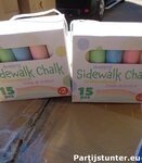 PARTIJ DOOSJE STOEPKRIJT 15 PCS