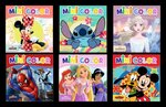 PARTIJ DISNEY KLEURBOEK MINI 10,5CM ASSORTI