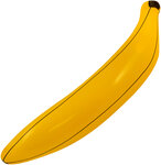 PARTIJ OPBLAASBARE BANAAN 80 CM