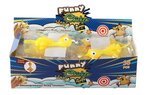 PARTIJ FUNNY FLIPPY CHICKEN IN DISPLAY