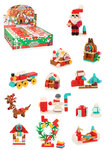 PARTIJ BOUWSTENEN KERST IN DISPLAY