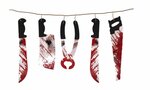 PARTIJ DECORATIEVE SLINGER MET FOLTER WERKTUIGEN HALLOWEEN