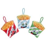 PARTIJ PLUCHE FRIETZAKJE 13X11CM