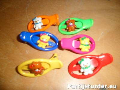 PARTIJ KINDER HAARCLIP BEERTJE