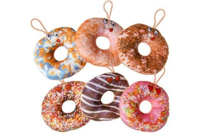 PARTIJ PLUCHE DONUT 13CM