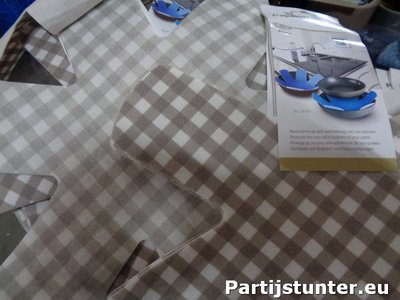 PARTIJ PANBESCHERMERS 38CM PER 3 STUKS 