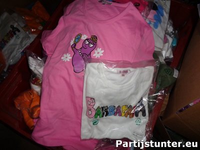 PARTIJ BARBAPAPA T-SHIRTS KINDEREN