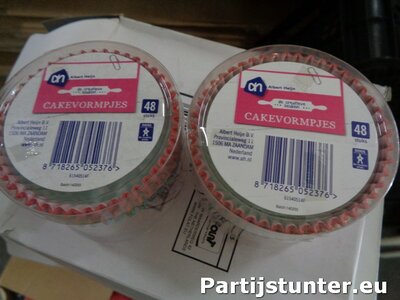 PARTIJ CAKEVORMPJES 48ST 