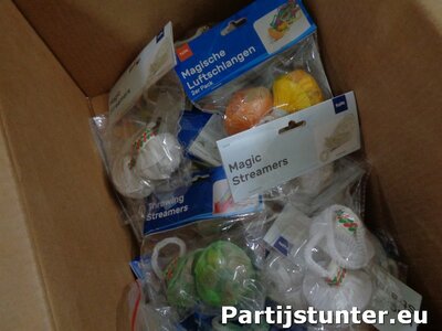 PARTIJ MAGIC STREAMERS 2 STUKS PER PAKJE