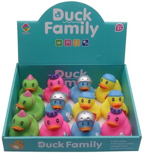 PARTIJ RUBBER DUCK 8CM IN DISPLAY