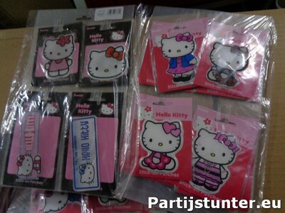 PARTIJ HELLO KITTY STRIJKEMBLEMEN ASSORTI 