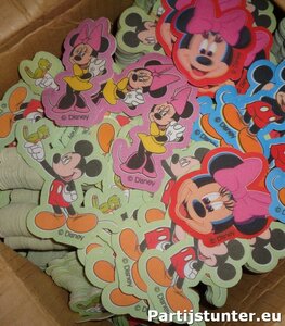 PARTIJ STRIJKEMBLEMEN MICKEY EN MINNIE 