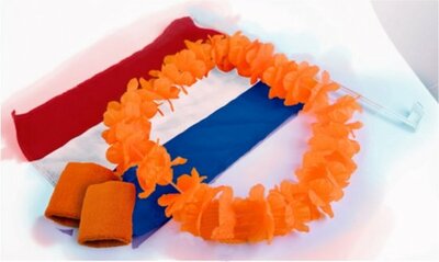 PARTIJ SUPPORTERSET HOLLAND 4 DELIG