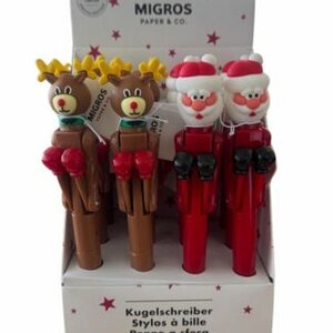 PARTIJ KERST PENNEN IN DISPLAY