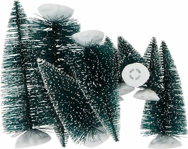 PARTIJ KERSTDECORATIE BOOMPJES 8PCS