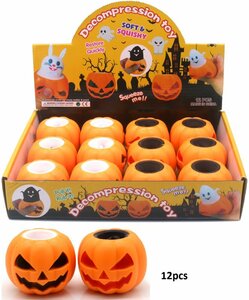 PARTIJ KNIJPSPEELGOED POMPOEN HALLOWEEN IN DISPLAY 