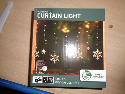 PARTIJ LED GORDIJNVERLICHTING WARM WIT VOOR BINNEN 