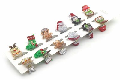 PARTIJ HAARKLEMMETJES KERST 