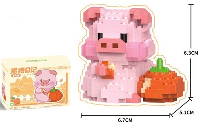 PARTIJ BOUWBLOKKEN SET VARKEN