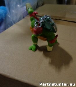 PARTIJ SLEUTELHANGER TURTLES GROOT