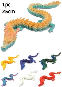 PARTIJ FIDGET DRAAK 25CM MIX KLEUREN