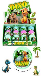 PARTIJ SURPRISE EI DINOSAURUS IN DISPLAY