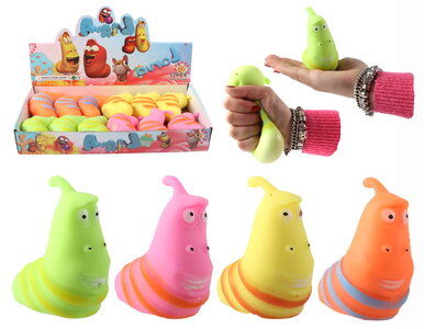 PARTIJ SQUEEZE SLAK 11CM ASSORTI KLEUREN