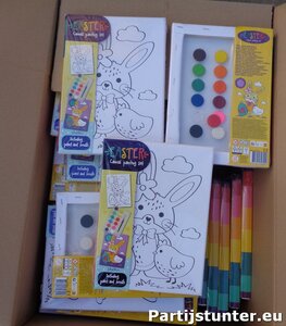 PARTIJ PASEN CANVAS SCHILDERSET 