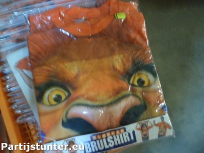 PARTIJ BRULSHIRT ORANJE 