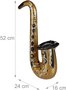 PARTIJ OPBLAAS SAXOFOON GOUD 52CM 