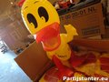 PARTIJ OPBLAAS DAFFY DUCK 40CM MET PIEP