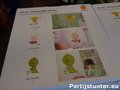 PARTIJ JP4KIDS KINDERKLOK MET MUURSTICKER 