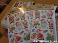 PARTIJ OPWRIJF STICKERS KERST OP VEL INCL WRIJFSTOKJE