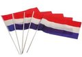 PARTIJ VLAGGETJES PLASTIC ROOD WIT BLAUW