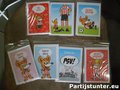 PARTIJ P.S.V. WENSKAARTEN PER STUK VERPAKT