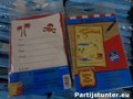 PARTIJ UITNODIGINGEN INCL ENVELOP PIRATE PARTY 8 STUKS 