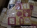 PARTIJ PAPSTAR KERST SERVET 25X25CM 3 LAAGS PER 50 STUKS