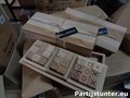 PARTIJ  3 IN 1 HOUTEN SPELLETJES TEAK 