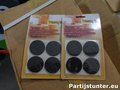 PARTIJ ANTI SLIP RUBBER ROND PER 4 OP KAART