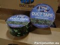 PARTIJ DUCT TAPE CAMOUFLAGE GREEN 48MMX10MTR