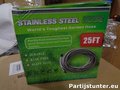 PARTIJ TUINSLANG RVS 25FT 