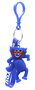 PARTIJ SLEUTELHANGER HUGGY BLAUW 14CM