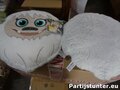 PARTIJ PLUCHE KUSSEN YETTI 30CM 