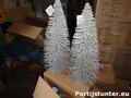 PARTIJ DECO KERSTBOOM ZILVER GROOT 