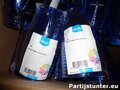 PARTIJ PLASTIC BRASSERIE GLAS 220ML BLAUW PER 12 STUKS