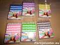 PARTIJ FEESTKAARSJES 16 STUKS ASSORTI KLEUR